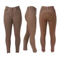 HyPERFORMANCE Denim Look with Leather Seat Ladies Breeches